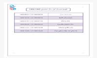 تقویم آموزشی نیمسال اول سال تحصیلی ۱۴۰۵ـ۱۴۰۴